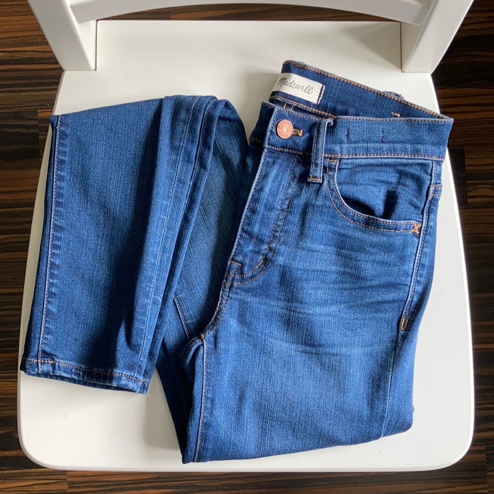 SOLD - 2 PAIR GUC Madewell Roadtripper Jeans (24, Dark Wash)